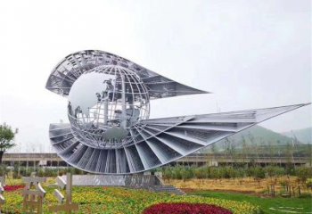 房地產眼睛雕塑 現代雕塑 幾何眼球雕塑