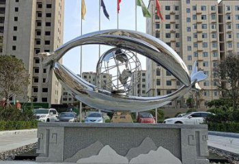 廣場眼睛雕塑 抽象雕塑 烤漆眼球雕塑