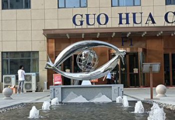 商業街眼睛雕塑 烤漆眼球雕塑 彩繪雕塑