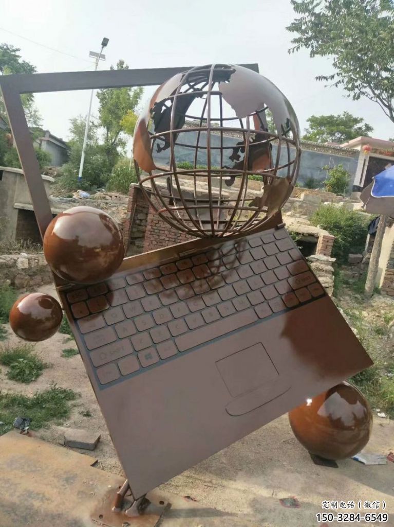 電腦雕塑 仿真雕塑 大型筆記本雕塑