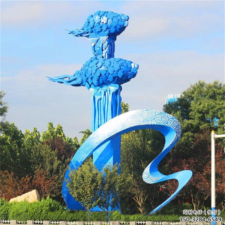 中式鑰匙雕塑 啞光雕塑 游樂場金鑰匙雕塑