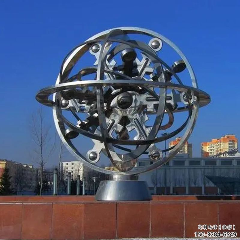 創意星球雕塑 啞光雕塑 公園星空雕塑