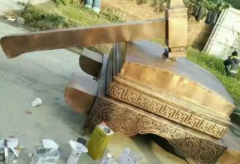 廣場錘子雕塑 抽象法錘雕塑 烤漆法治雕塑