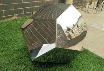 大型商場(chǎng)石塊雕塑 仿真景觀石雕塑 鏡面石頭雕