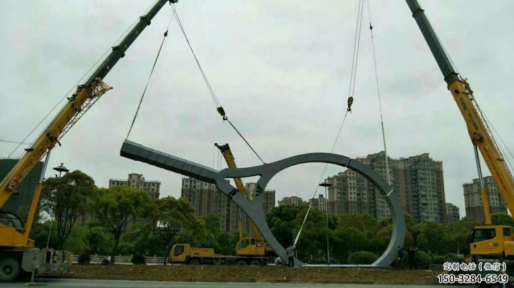 景觀球拍雕塑 剪影網(wǎng)球拍雕塑 商業(yè)街體育雕塑