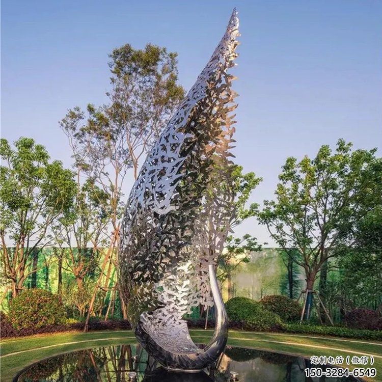 噴漆花環(huán)雕塑 中式村口環(huán)形雕塑 草地雕塑