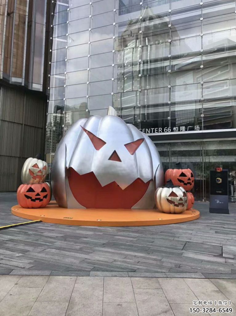 別墅區(qū)骷髏雕塑 大型別墅區(qū)骷髏頭雕塑 剪影鬼怪雕塑