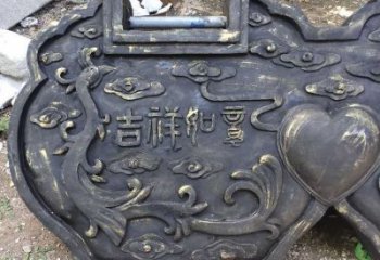 公園鎖子雕塑 戶(hù)外同心鎖雕塑 抽象雕塑