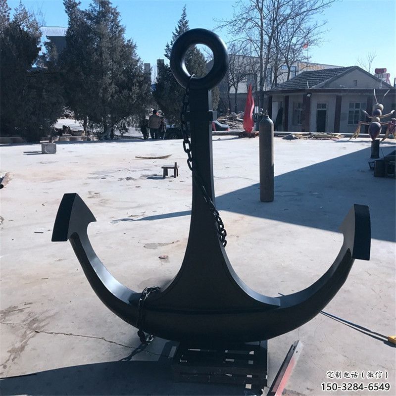異形船錨雕塑 現(xiàn)代校園雕塑 校園碼頭雕塑