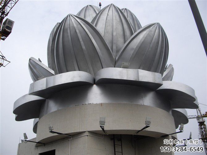 鍛造蓮花雕塑 景觀花卉雕塑 戶外水蓮花雕塑