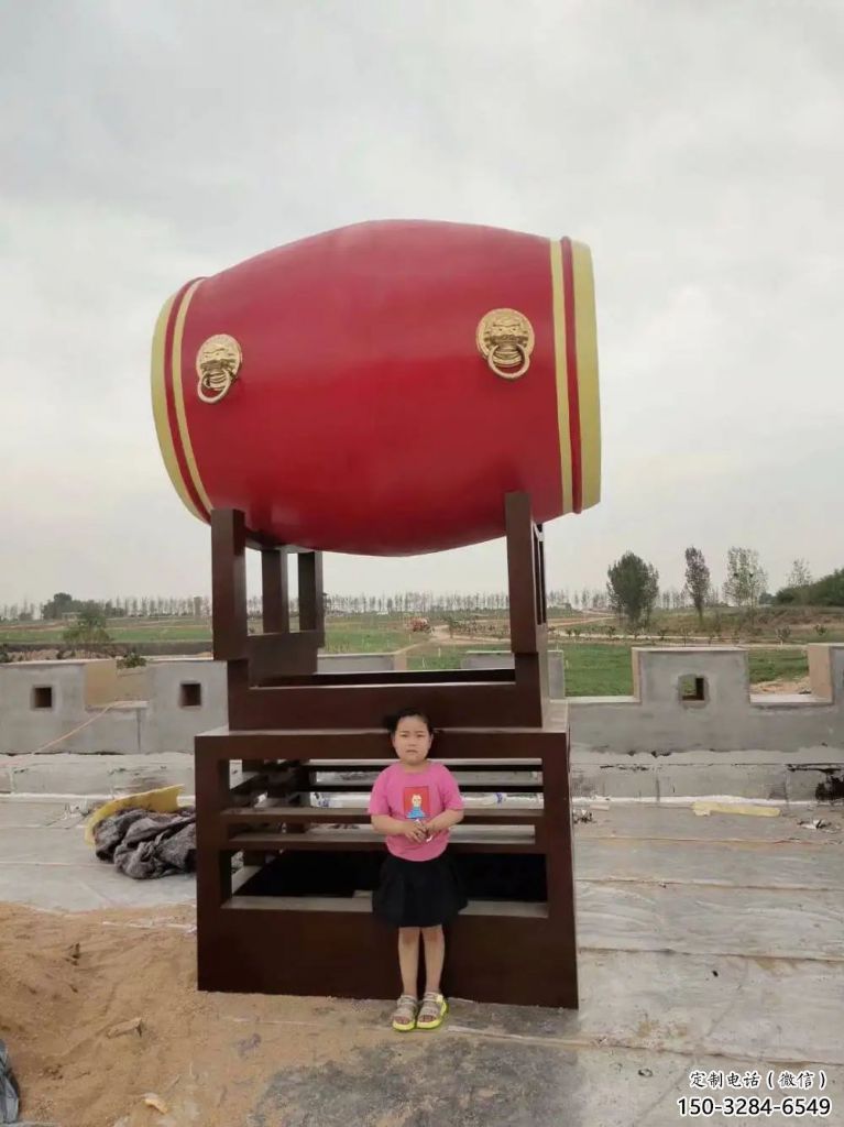 抽象戰(zhàn)鼓雕塑 啞光喜慶雕塑 室內(nèi)民族雕塑