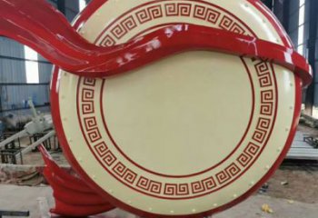 幾何戰鼓雕塑 發光公園民族雕塑 大門口喜慶雕塑