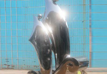 揚帆雕塑 抽象藝術(shù)遠航雕塑 烤漆風帆雕塑