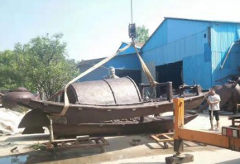 住宅小區(qū)揚(yáng)帆雕塑 仿古風(fēng)帆雕塑 公園遠(yuǎn)航雕塑