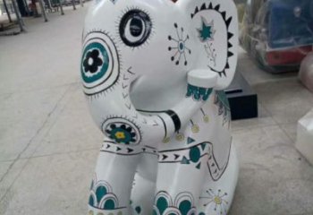 大象雕塑承接，景觀美陳，彩繪大象雕塑訂做