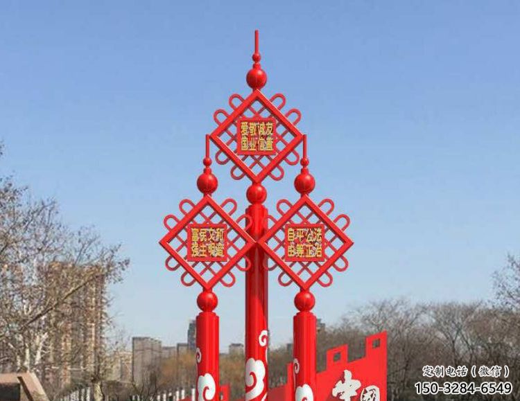 園林中國結(jié)雕塑