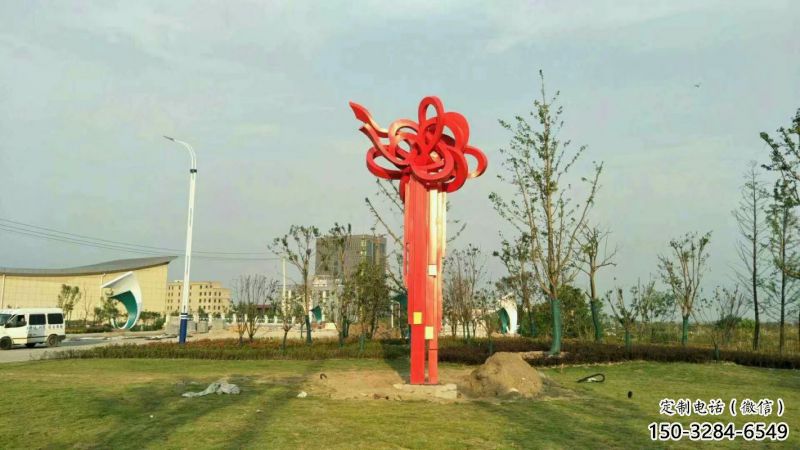 政府中國結(jié)雕塑