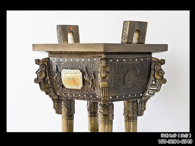 戶外鼎雕塑-司母戊鼎仿古雕塑