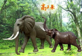 雕塑大象景觀制造，動物小品，景觀仿真大象雕塑優(yōu)價(jià)