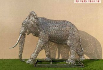 大象雕塑選定，景觀雕塑，景觀鏤空大象雕塑生產商