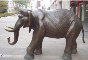 銅大象雕塑優(yōu)選，陸地?cái)[件，銅大象雕塑生產(chǎn)