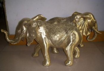 大象雕塑定價，景觀雕塑，銅大象雕塑擺件批發