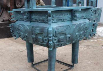 古代青銅鼎雕塑制造