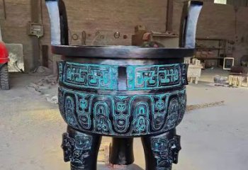 圓鼎雕塑，銅器景觀雕塑，鑄銅工藝