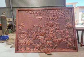 景區花卉浮雕廠家，景觀雕塑，鑄銅花卉浮雕制作