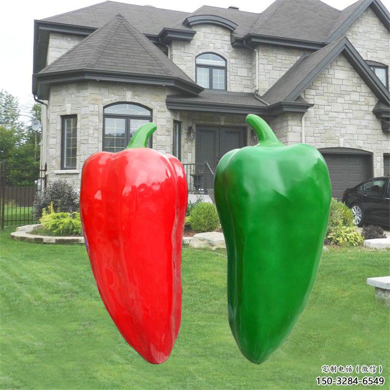 紀(jì)念果籃雕塑生產(chǎn)，廣場雕塑，辣椒果籃雕塑展品