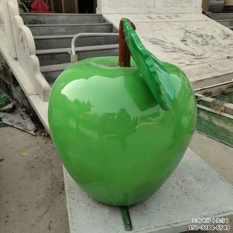 果籃雕塑精品，景觀雕塑，房地產蘋果果籃雕塑生產商