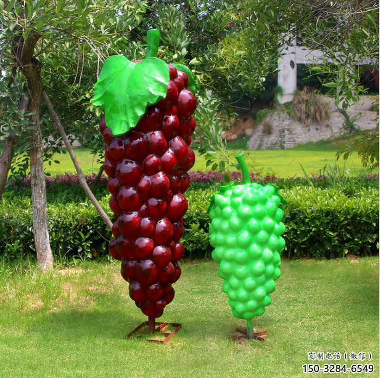 果籃雕塑通用，街頭雕塑，葡萄果籃雕塑標準