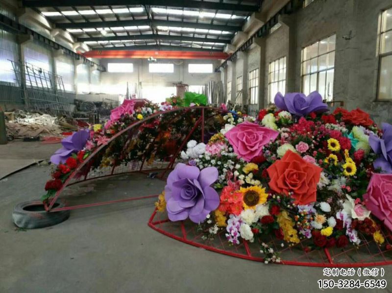 抽象花籃雕塑預定，校園雕塑，花園花卉花籃雕塑承接