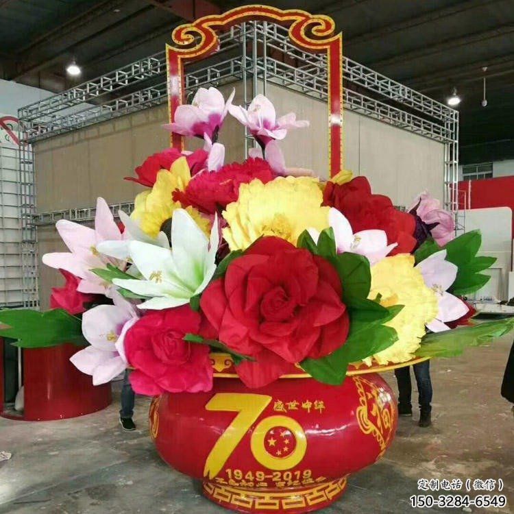 房地產(chǎn)花籃雕塑精品，標(biāo)識(shí)雕塑，小區(qū)慶典花籃雕塑供給