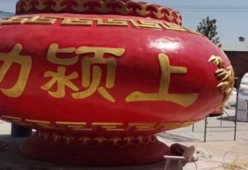 花籃雕塑訂做供需，景區(qū)雕塑，烤漆玻璃鋼花籃雕塑定價(jià)