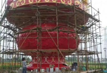 花籃雕塑指用，景觀雕塑，園林藝術不銹鋼花籃雕塑點擊