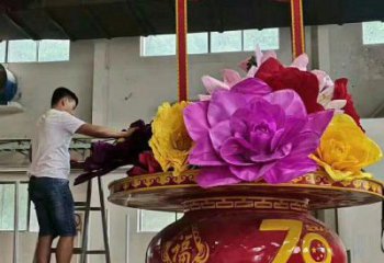 花籃雕塑通用，廣場(chǎng)雕塑，景觀花籃雕塑制作