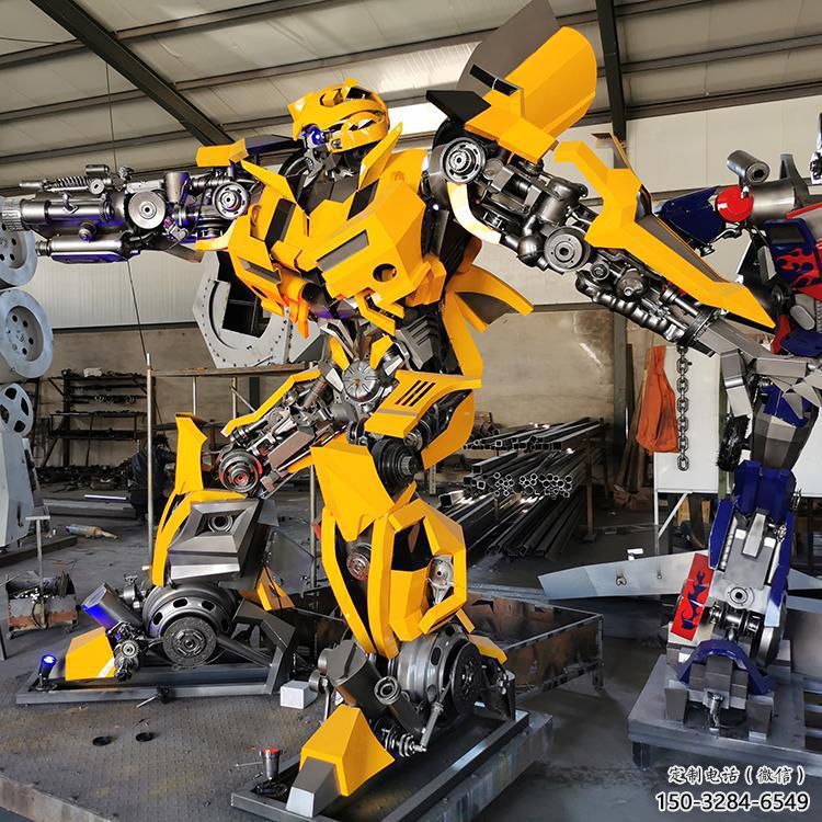 大黃蜂版機(jī)器人雕塑廠家