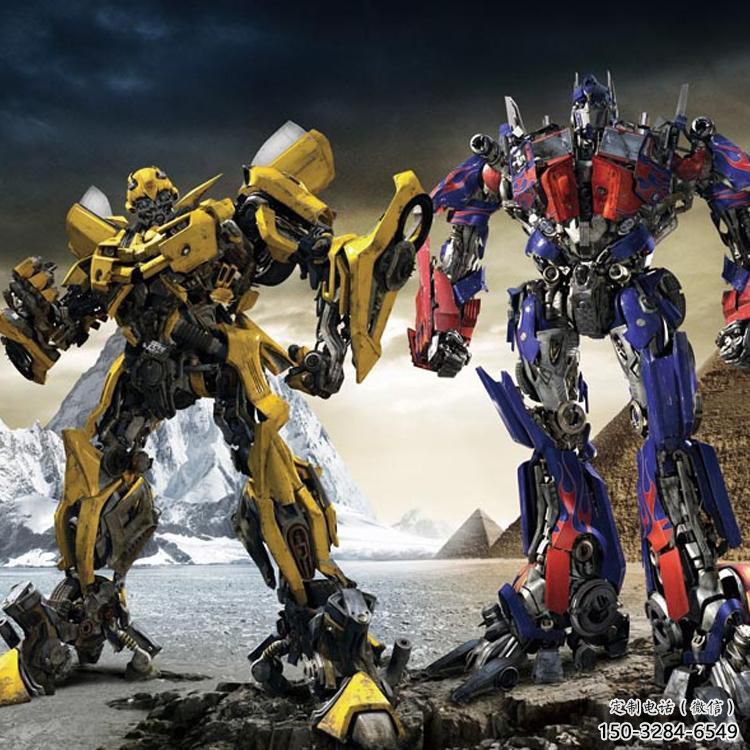 通用大黃蜂機器人雕塑