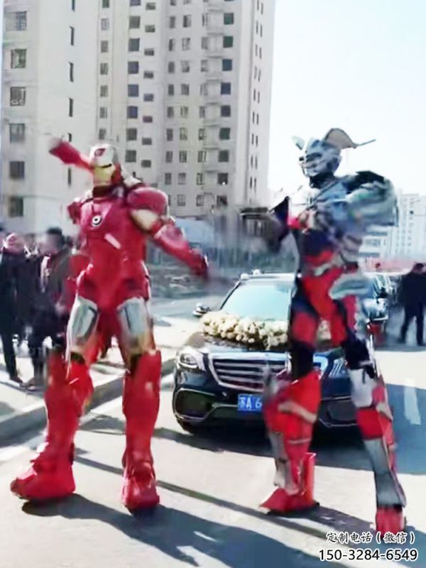 鋼鐵俠機器人雕塑