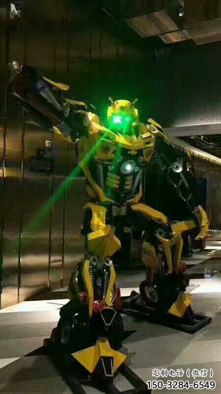 預定發(fā)光機器人雕塑