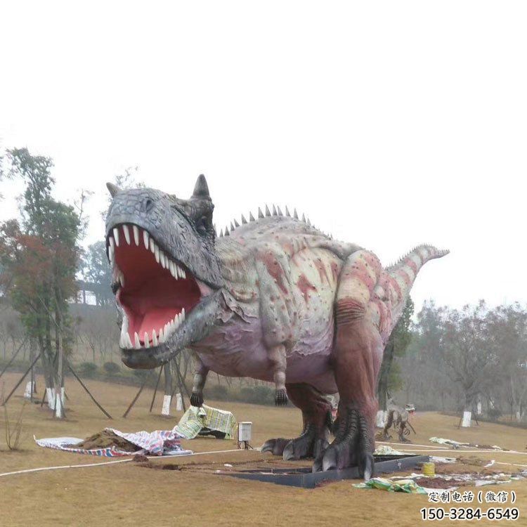 恐龍雕塑生產(chǎn)，廣場(chǎng)雕塑，玻璃鋼恐龍雕塑展品
