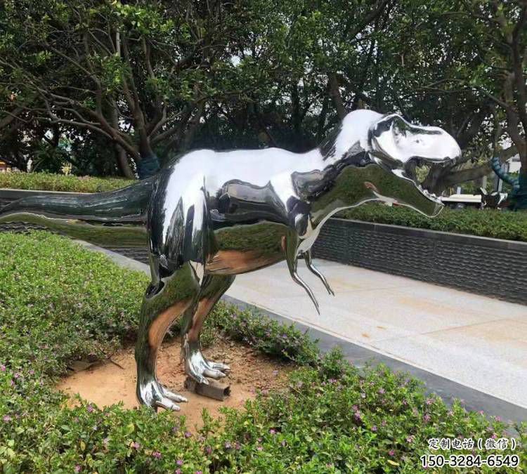 恐龍雕塑優選，拋光藝術，景觀鏡面恐龍雕塑選用