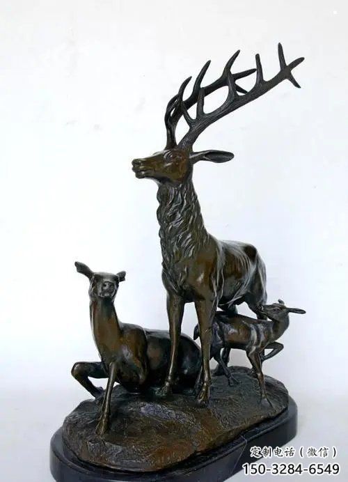 銅梅花鹿雕塑供需，多彩藝術，梅花鹿銅雕塑制造商
