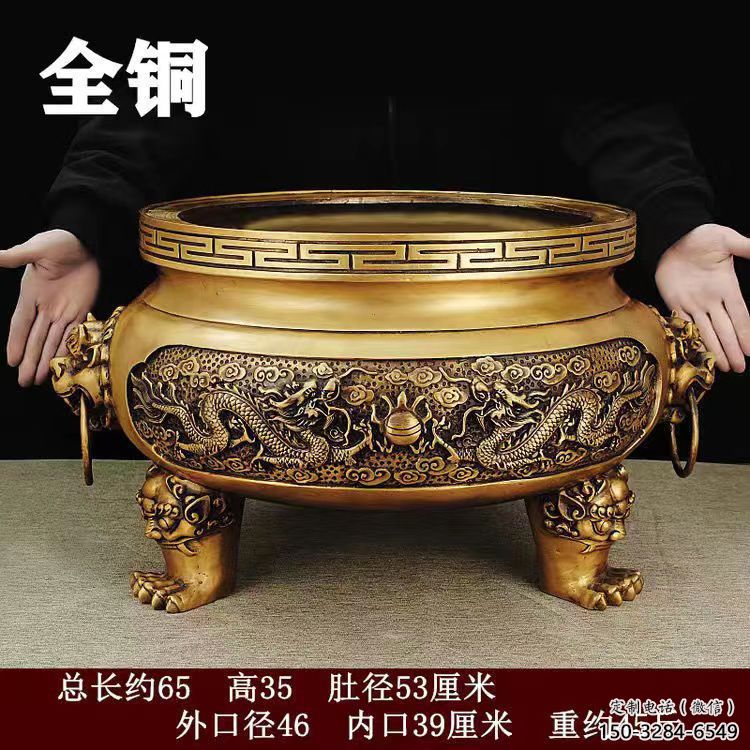 佛堂宣德爐雕塑