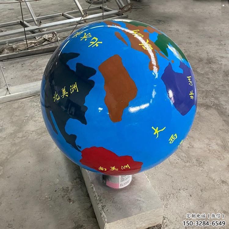 地球雕塑承接，廣場系列，主題不銹鋼地球雕塑標準