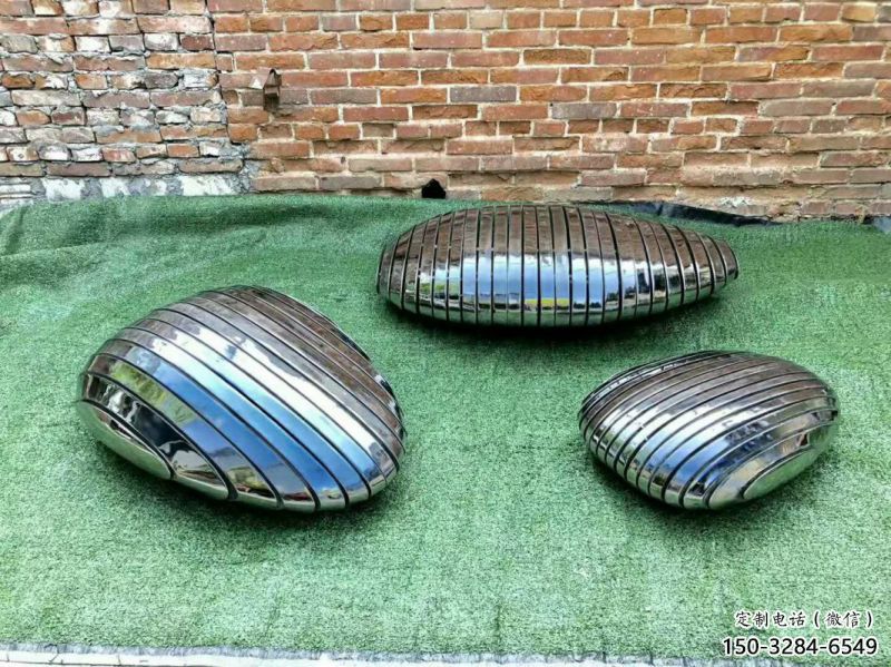 鵝卵石坐凳雕塑，鍛造景觀雕塑，現(xiàn)代工藝