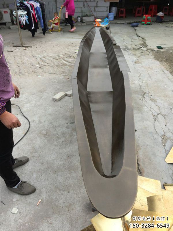 銅船雕塑提供，街頭雕塑，景觀小船銅雕塑優價