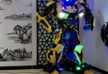 廣場(chǎng)機(jī)器人雕塑