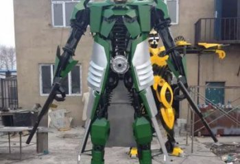 商業(yè)街機器人雕塑